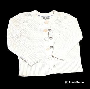 VTG. Tommy Hilfiger Cream Sweater XL